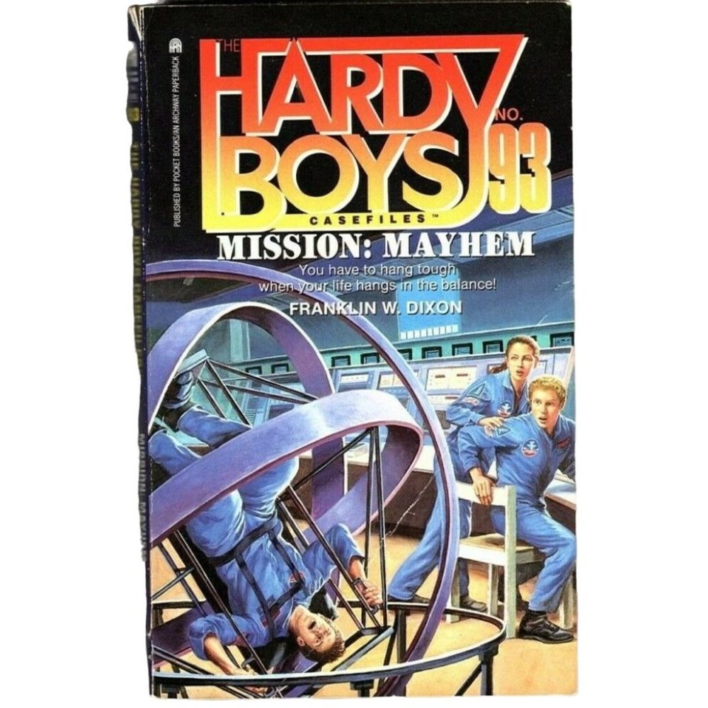 The Hardy Boys Casefiles 93 Mission: Mayhem Paperback 1994 Frank Dixon